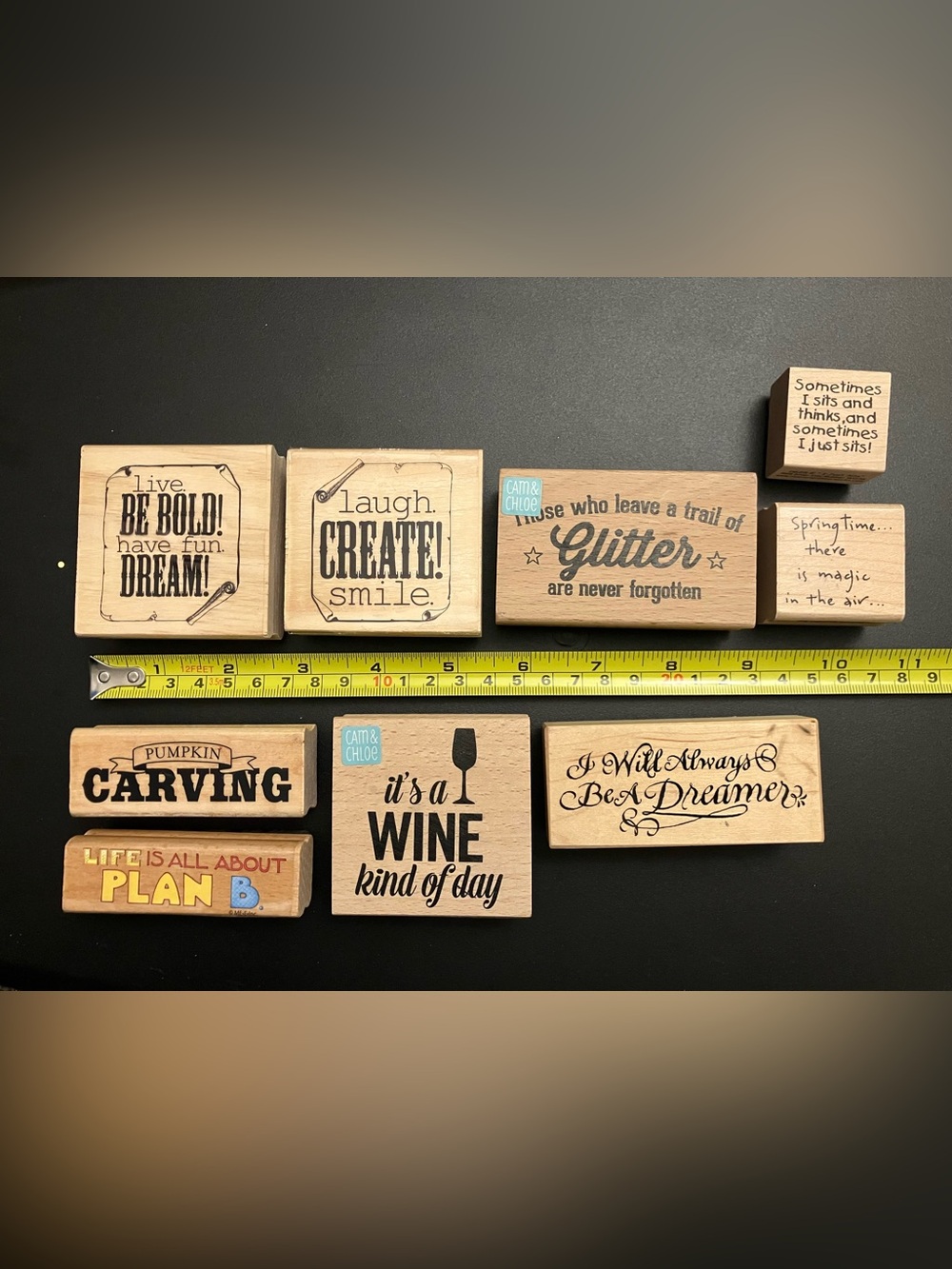 Natural Wood 'It's a Wine Kind of Day' Decorative Block